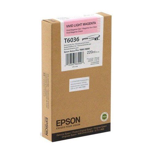 Картридж Epson (T6036) для Stylus Pro 7800/7880/9800/9880 (C13T603600) vivid light magenta