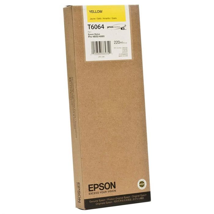 Картридж EPSON (T6064) Stylus Pro 4800/4880 (C13T606400) Yellow