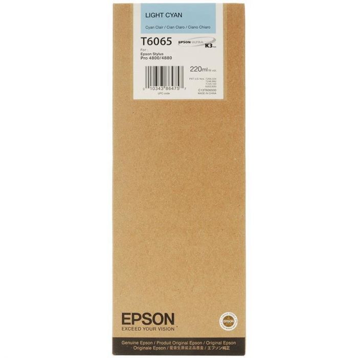 Картридж EPSON (T6065) Stylus Pro 4800/4880 (C13T606500) Light Cyan