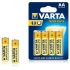 Батарейка Varta Superlife 2006 AA/LR06 BL 4шт, жовта
