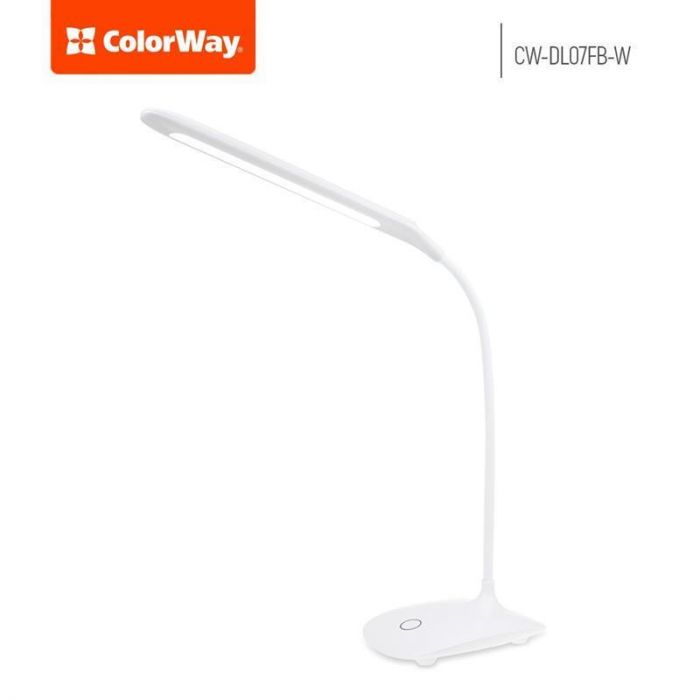 Настільна лампа LED ColorWay CW-DL07FB-W White