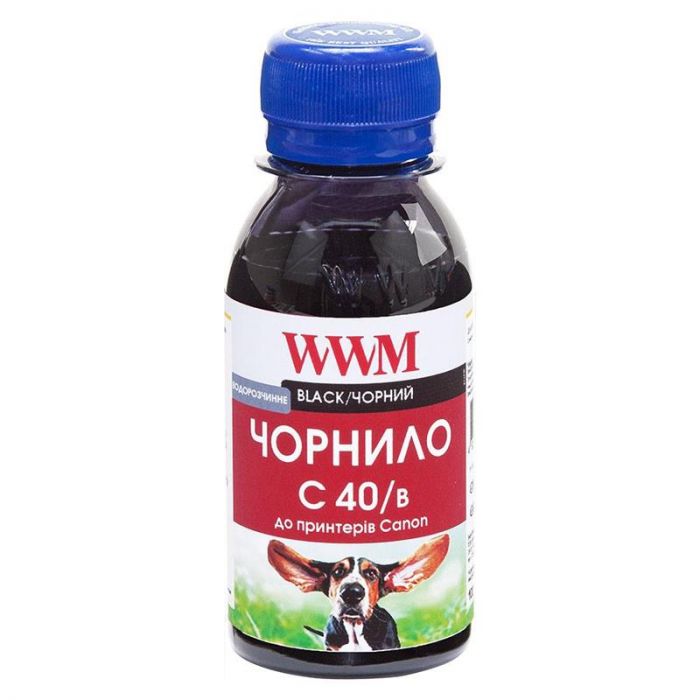 Чорнило WWM Canon PG-40Bk/PG-50Bk/PGI-5Bk (Black) (C40/B-2) 100г