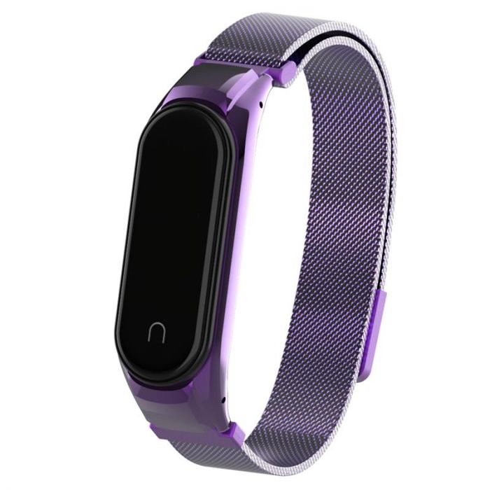 Ремінець Armorstandart Metal Milanese Magnetic для Xiaomi Mi Band 4/3 Purple (ARM55922)