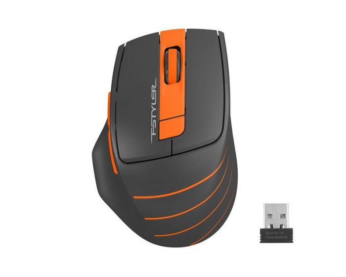 Мишка бездротова A4Tech FG30S Orange/Black USB