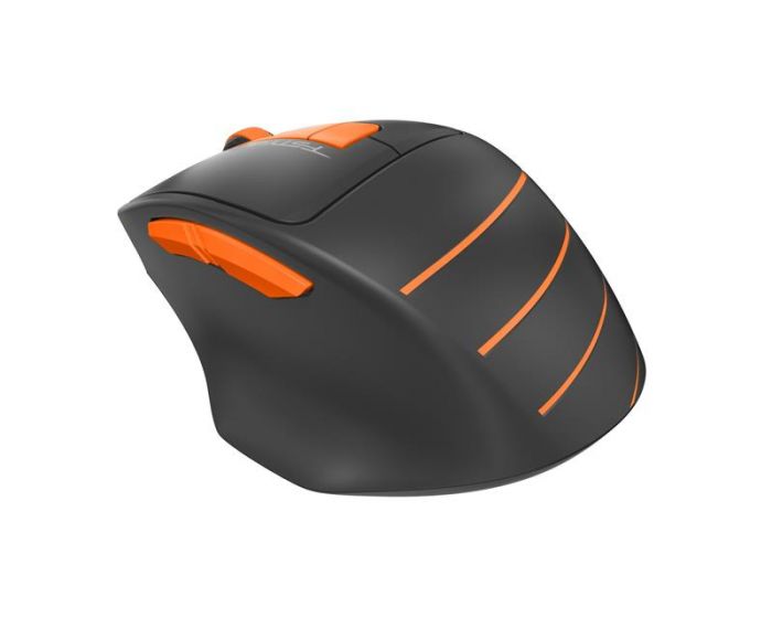 Мишка бездротова A4Tech FG30S Orange/Black USB