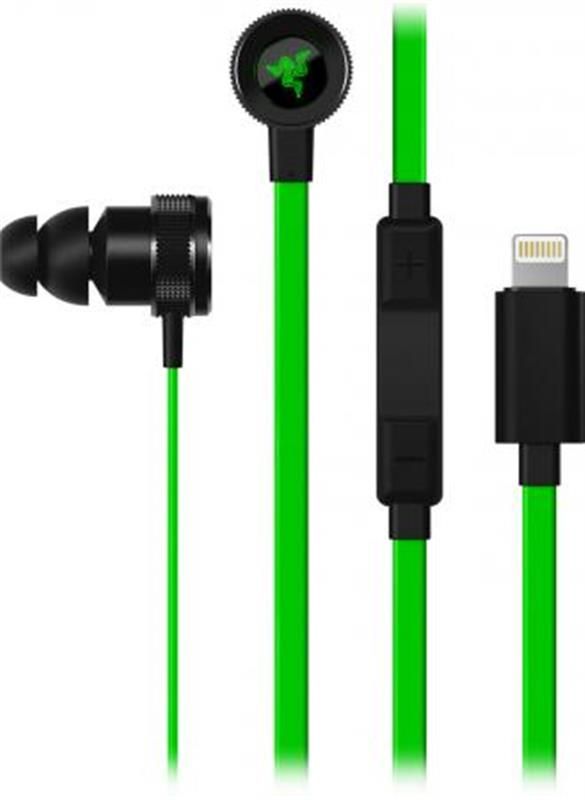 Гарнітура Razer Hammerhead for iOS Black/Green (RZ04-02090100-R3G1)