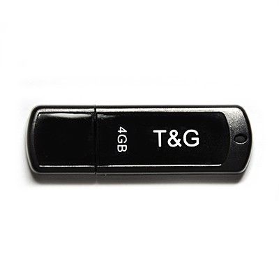 Флеш-накопичувач USB 4GB T&G 011 Classic Series Black (TG011-4GBBK)