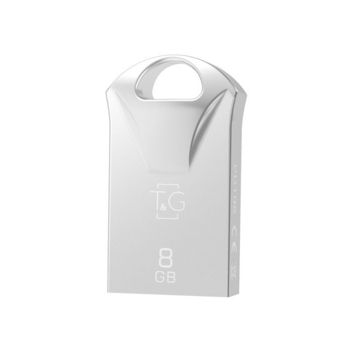 Флеш-накопичувач USB 8GB T&G 106 Metal Series Silver (TG106-8G)