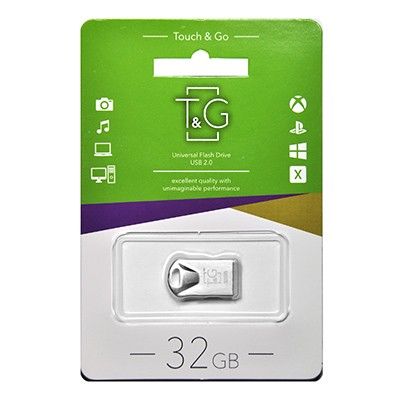 Флеш-накопичувач USB 32GB T&G 106 Metal Series Silver (TG106-32G)