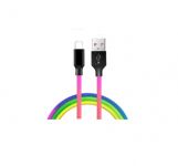 Кабель ColorWay USB-USB Type-C, 2.4А, 1м, Multicolor (CW-CBUC018-MC)