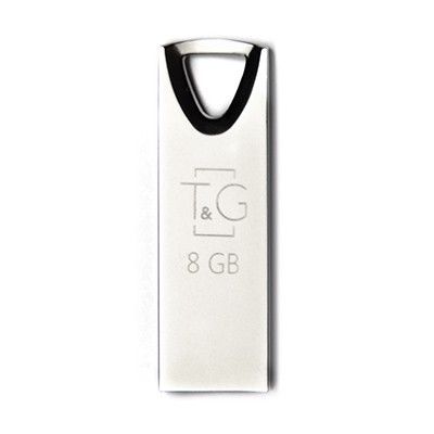 Флеш-накопичувач USB 8GB T&G 117 Metal Series Silver (TG117SL-8G)