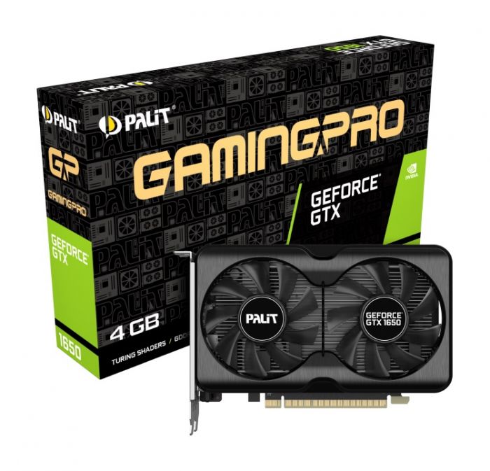 Відеокарта GF GTX 1650 4GB GDDR6 GamingPro Palit (NE6165001BG1-1175A)