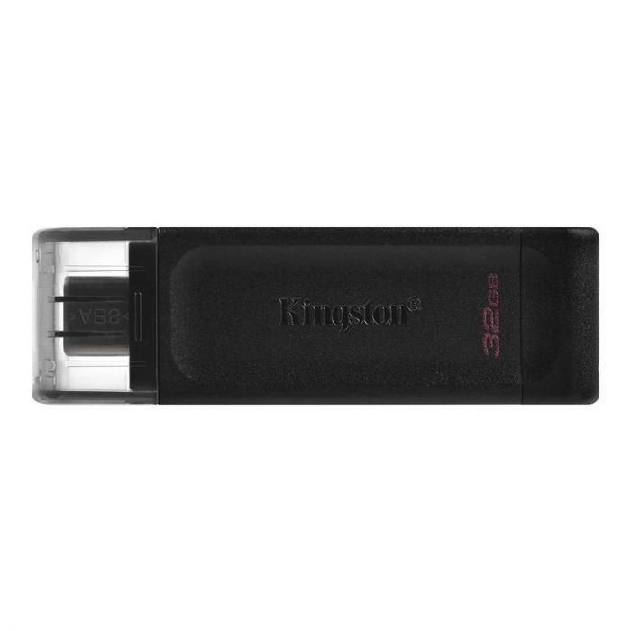 Флеш-накопичувач USB3.2 32GB Type-C Kingston DataTraveler 70 Black (DT70/32GB)