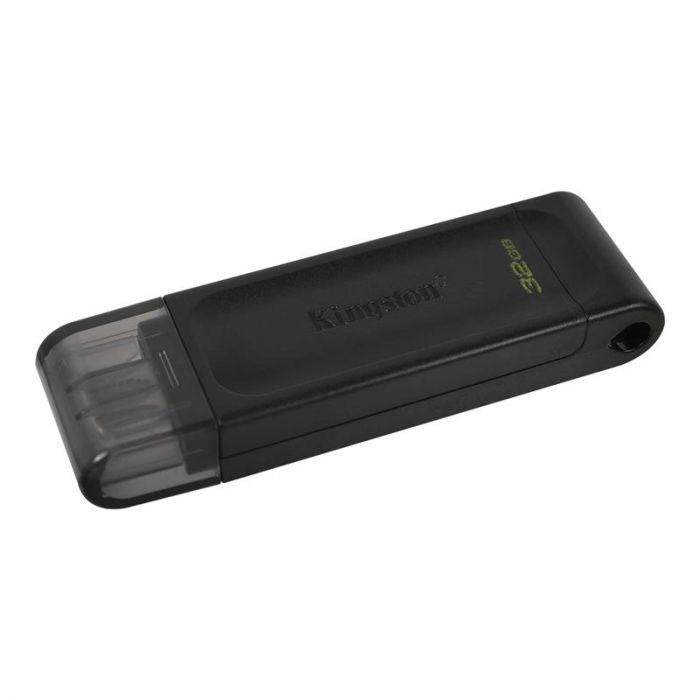 Флеш-накопичувач USB3.2 32GB Type-C Kingston DataTraveler 70 Black (DT70/32GB)