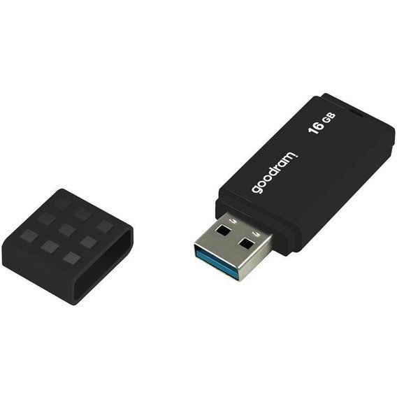 Флеш-накопичувач USB3.0 16GB GOODRAM UME3 Black (UME3-0160K0R11)