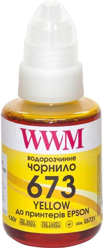 Чорнило WWM Epson L800 (Yellow) (E673Y) 140 г