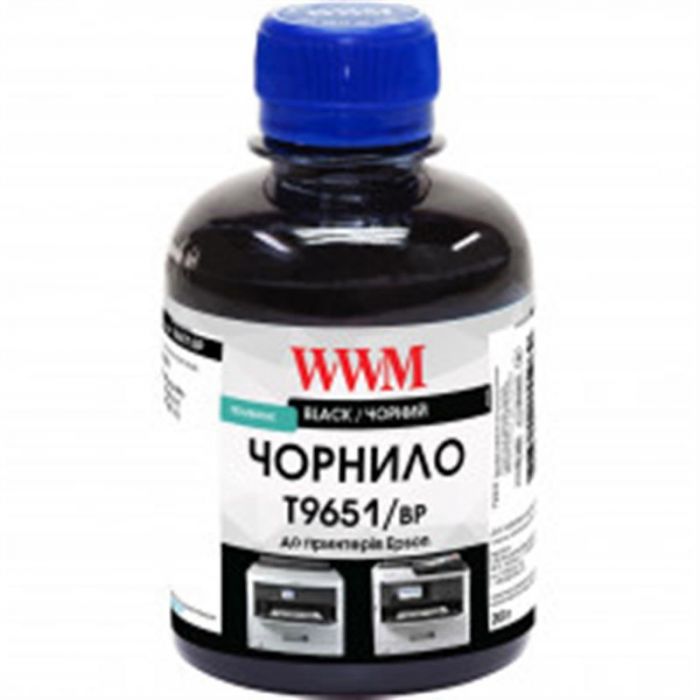 Чорнило WWM Epson WorkForce Pro WF-M5799DWF/WF-M5299DW Black Pigment (T9651/BP) 200г