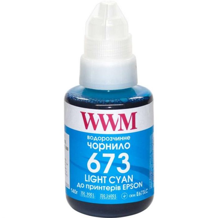 Чорнило WWM Epson L800 Light Cyan (E673LC) 140г