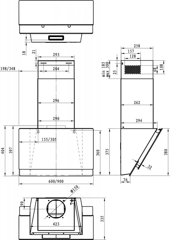 Витяжка Gorenje WHI949EXBG