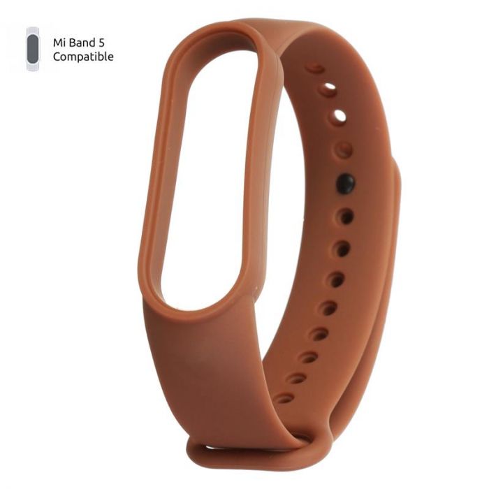 Ремінець Armorstandart для браслета Xiaomi Mi Band 5/Mi Band 6 Brown (ARM56993)