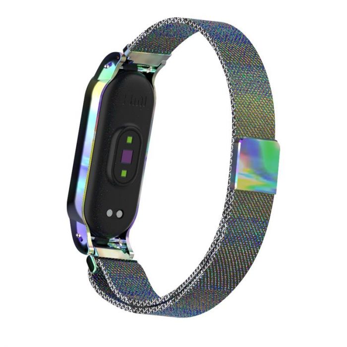 Ремінець Armorstandart Milanese Magnetic Band для Xiaomi Mi Band 5/Mi Band 6 Rainbow (ARM56851)