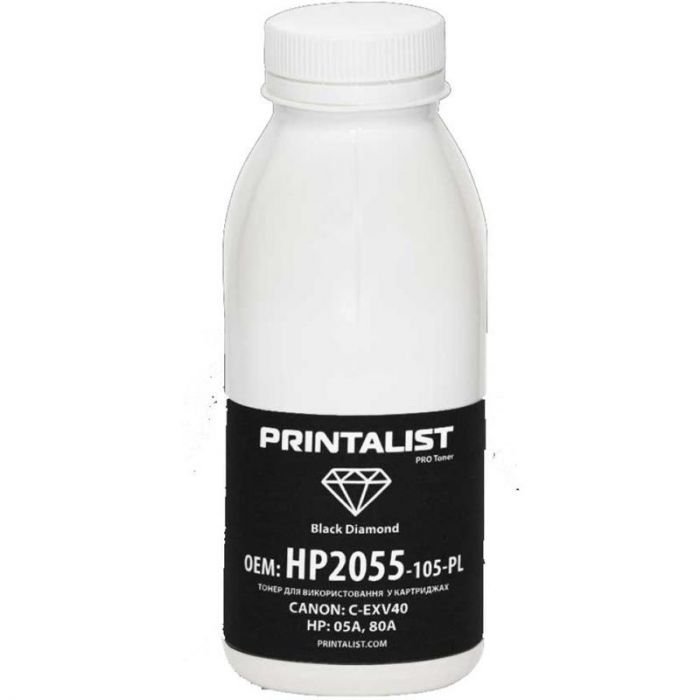 Tонер Printalist (HP2055-105-PL) HP LJ P2035/2055 Black 105г