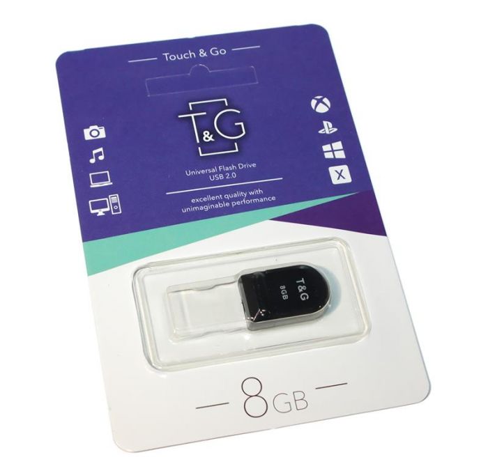 Флеш-накопичувач USB 8GB T&G 010 Shorty Series (TG010-8GB)