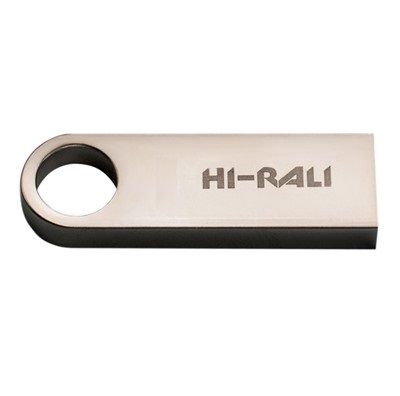 Флеш-накопичувач USB 2GB Hi-Rali Shuttle Series Silver (HI-2GBSHSL)