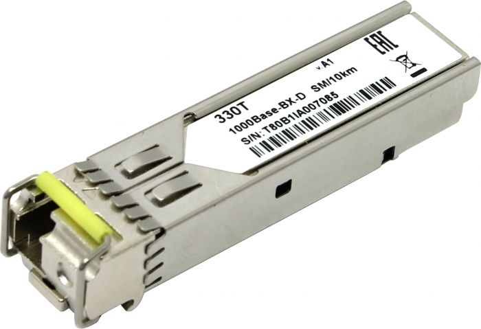 Модуль D-Link SFP 330T/10KM 1port 1000BaseLX SM Fiber WDM (10км)