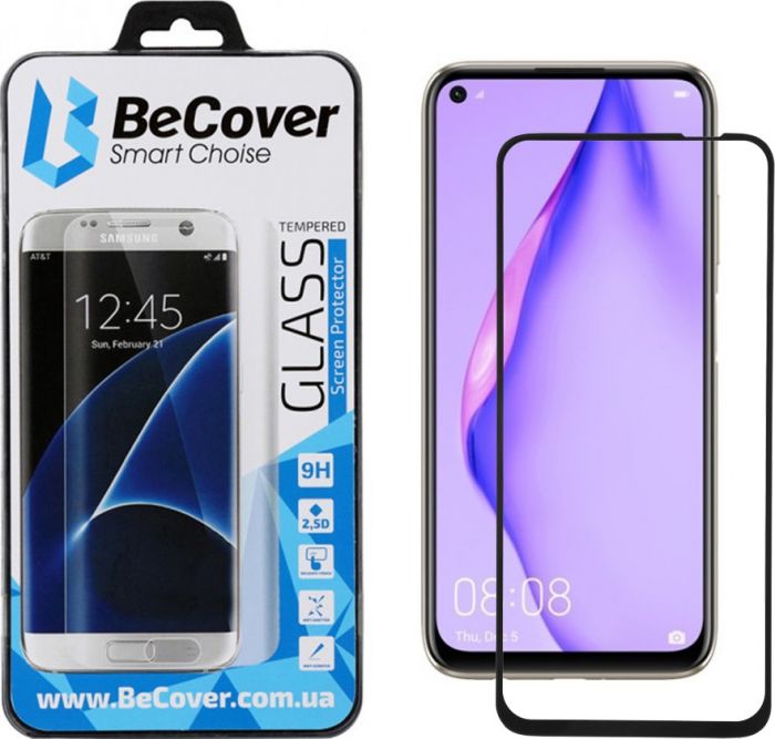 Захисне скло BeCover для Huawei P40 Lite Black (704824)