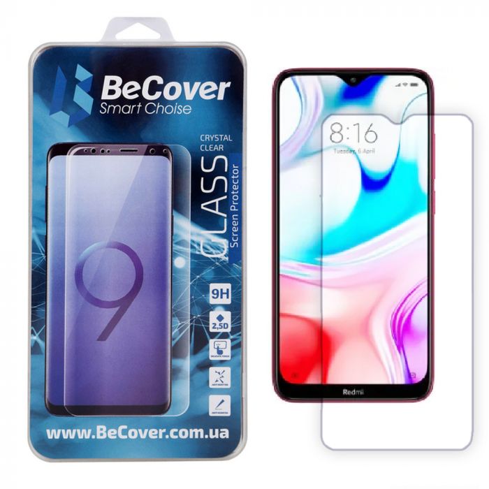 Захисне скло BeCover для Xiaomi Redmi 8 Crystal Clear Glass (704159)