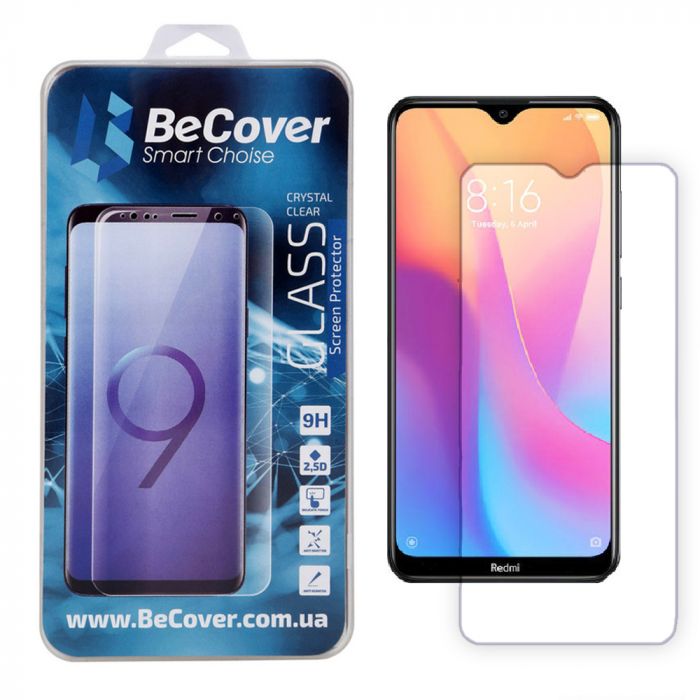 Захисне скло BeCover для Xiaomi Redmi 8A Crystal Clear Glass (704161)