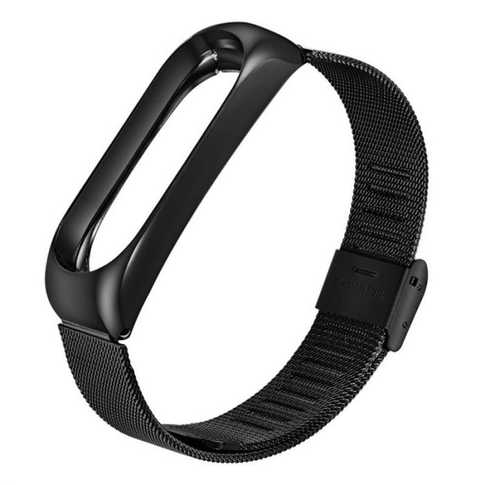 Ремінець BeCover Metal для Xiaomi Mi Band 4/3 Black (704651)