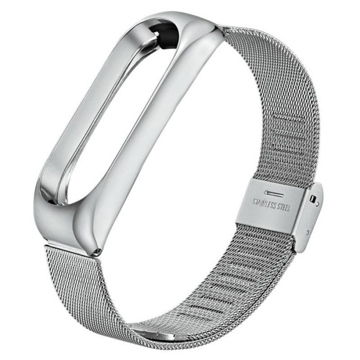 Ремінець BeCover Metal для Xiaomi Mi Band 4/3 Silver (704652)