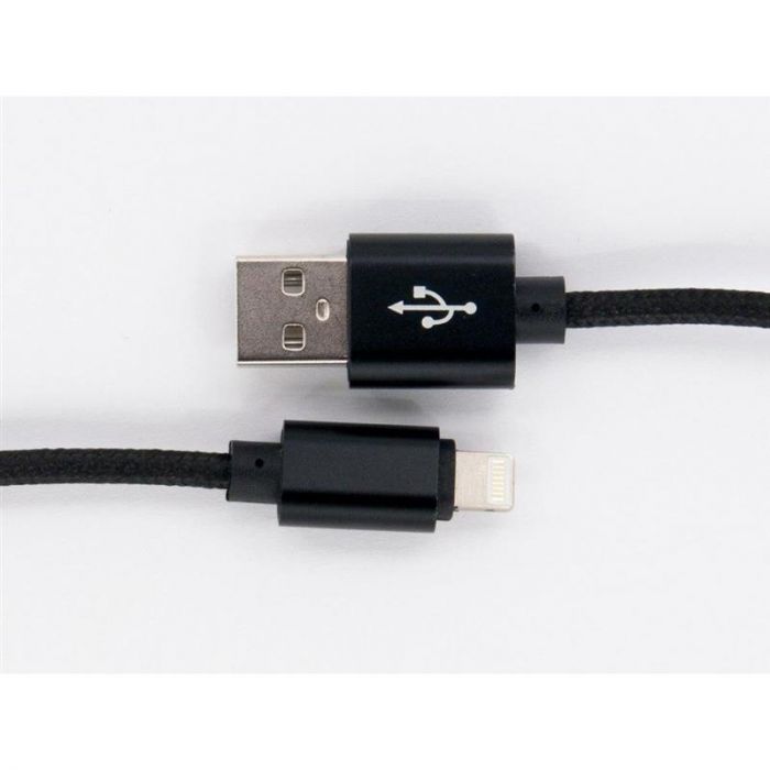 Кабель Dengos USB-Lightning 1м Black (NTK-L-MT-BLACK)