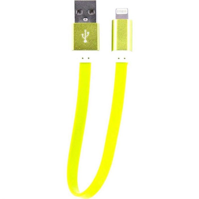 Кабель Dengos USB-Lightning 0.2м Light Green (PLS-L-SHRT-PLSK-LGREEN)