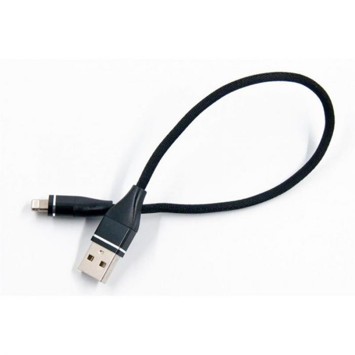 Кабель Dengos USB-Lightning 0.25м Black (NTK-L-SHRT-SET-BLACK)