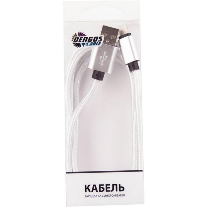 Кабель Dengos USB-Lightning 1.5м White (NTK-L-DL-WHITE)