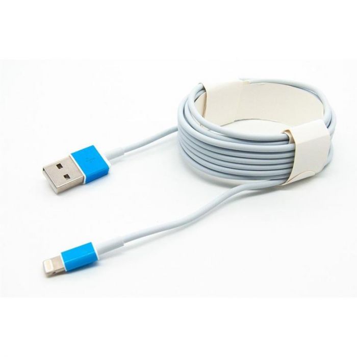 Кабель Dengos USB-Lightning 3м White (PLS-L-3M-WHITE)
