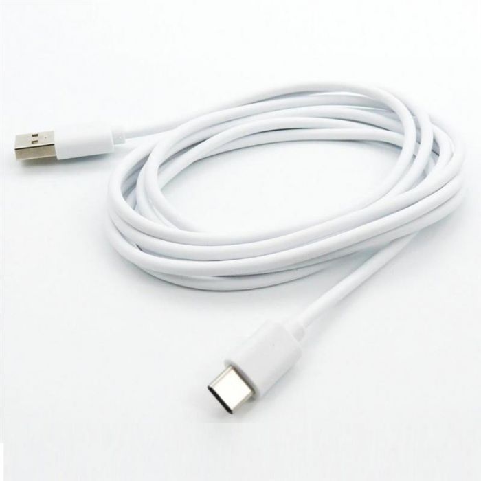 Кабель Dengos USB-USB Type-C 2м White (PLS-TC-2M-WHITE)
