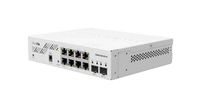 Комутатор MikroTik CSS610-8G-2S+IN (8x1G, 2xSFP+, SwOS)