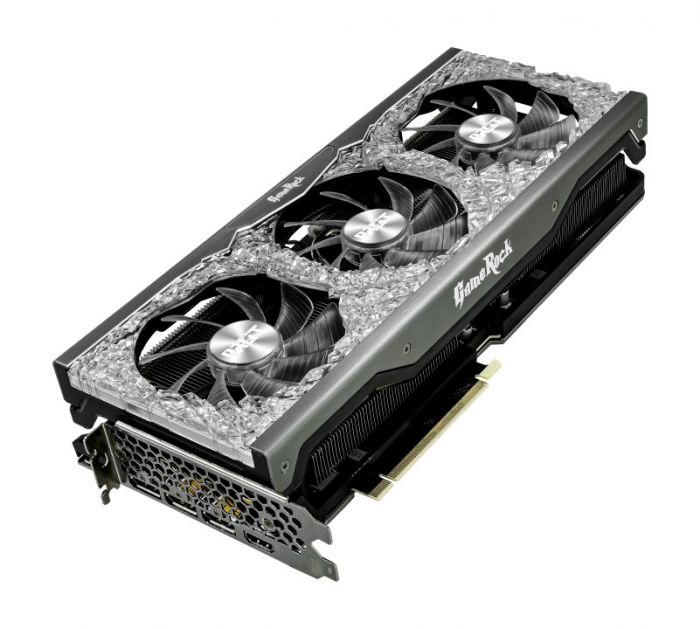 Відеокарта GF RTX 3070 8GB GDDR6 GameRock OC V1 Palit (NE63070H19P2-1040G) (LHR)