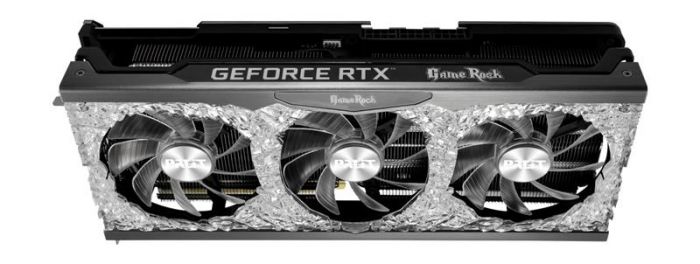 Відеокарта GF RTX 3080 10GB GDDR6X GameRock V1 Palit (NED3080U19IA-1020G) (LHR)