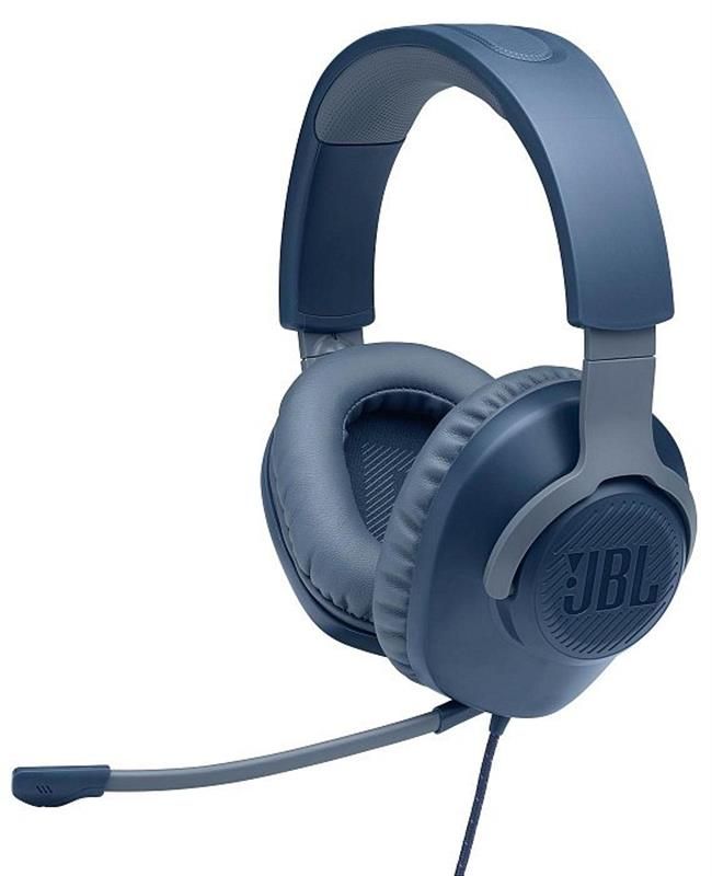 Гарнiтура JBL Quantum 100 Blue (JBLQUANTUM100BLU)