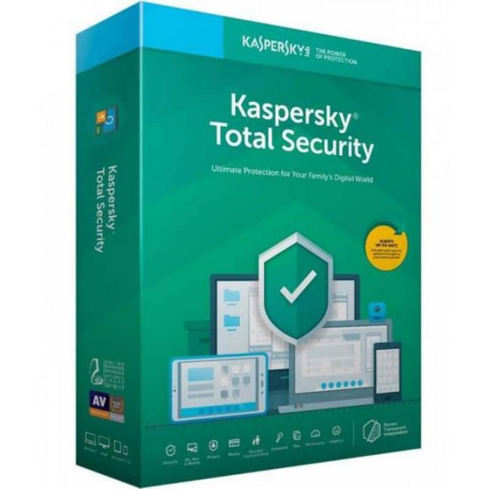 Програмний продукт Kaspersky Total Security Eastern Europe Edition. 2-Device; 1-Account KPM; 1-Account KSK 1 year Base License Pack (KL1949OCBFS)