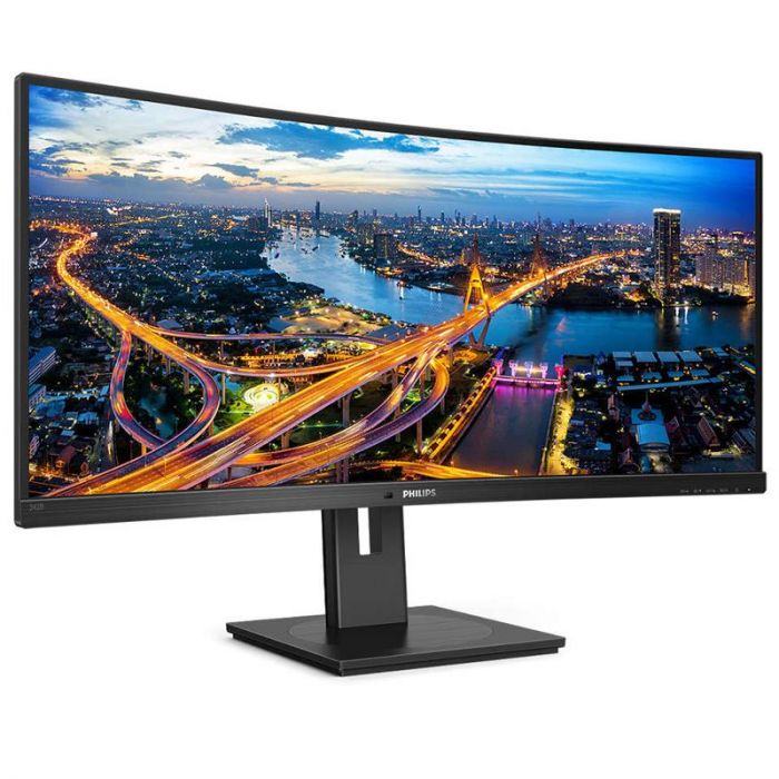 Монiтор Philips 34" UltraWide 345B1C/00 VA Black Curved