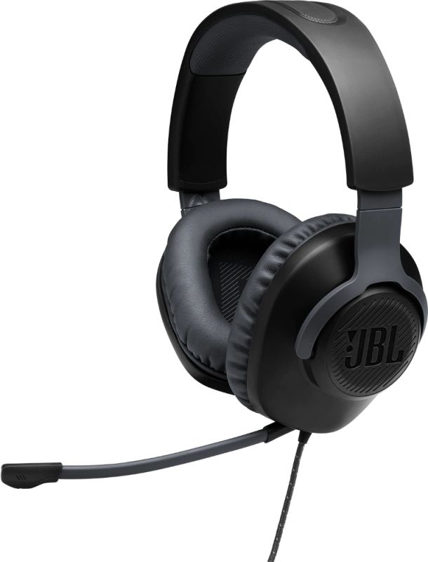 Гарнiтура JBL Quantum 100 Black (JBLQUANTUM100BLK)