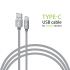 Кабель Intaleo CBGNYT2 USB-USB Type-C 2м Grey (1283126489143)