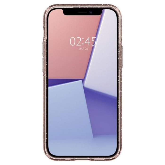 Чохол-накладка Spigen Liquid Crystal Glitter для Apple iPhone 12 Mini Rose Quartz (ACS01742)