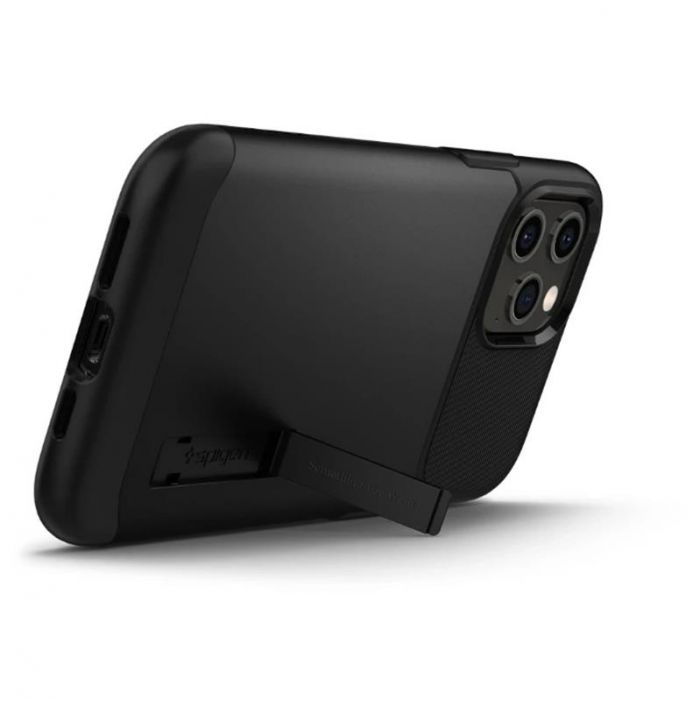 Чохол-накладка Spigen Slim Armor для Apple iPhone 12 Pro Max Black (ACS01479)
